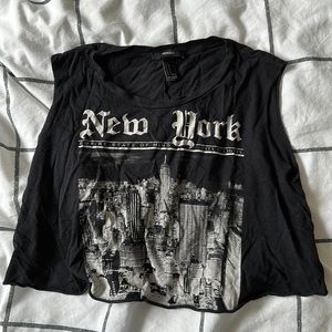 Sexy cute black crop tank